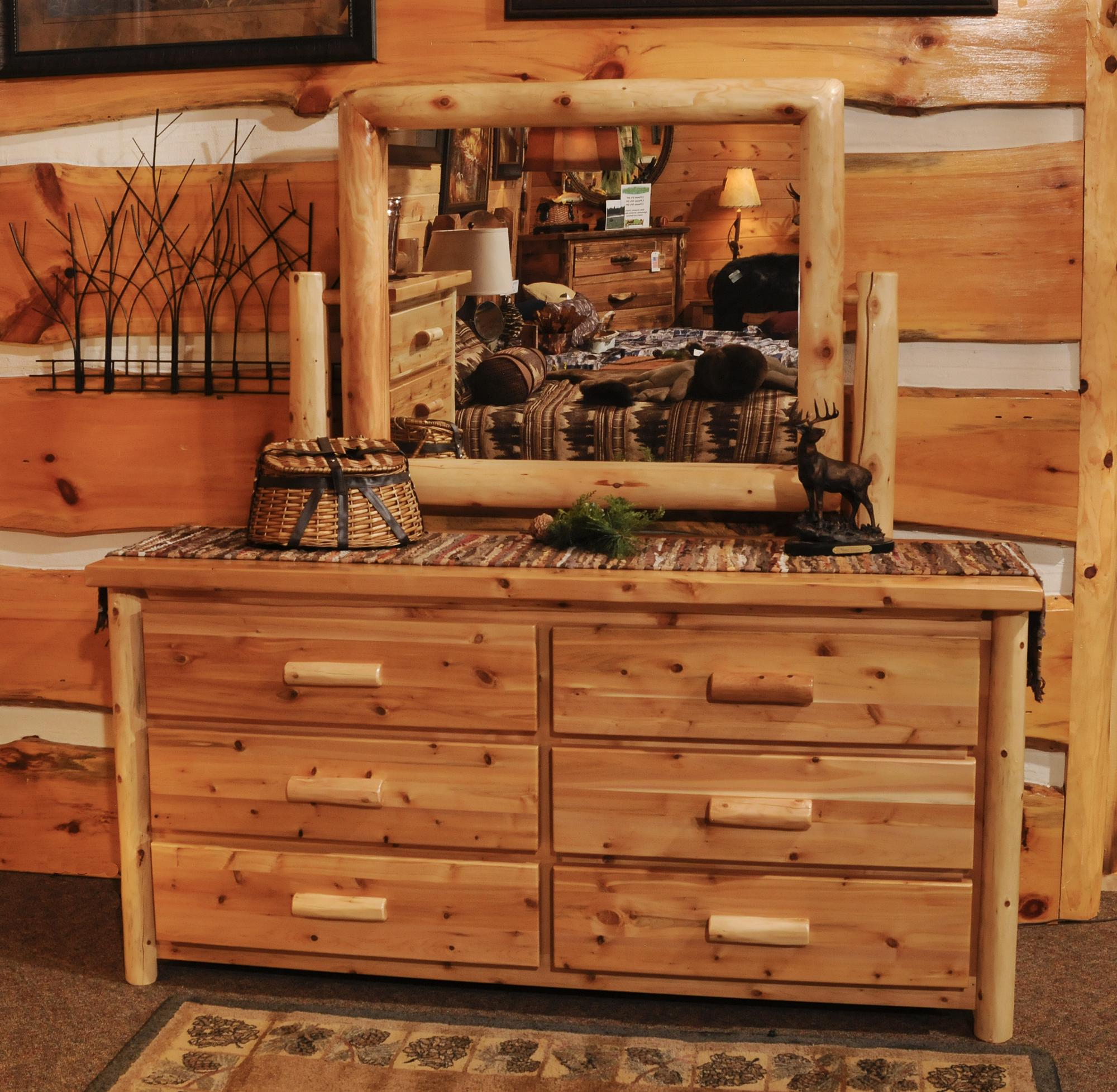 White Cedar Dresser & Chest - Amish Furniture Store - Mankato, MN