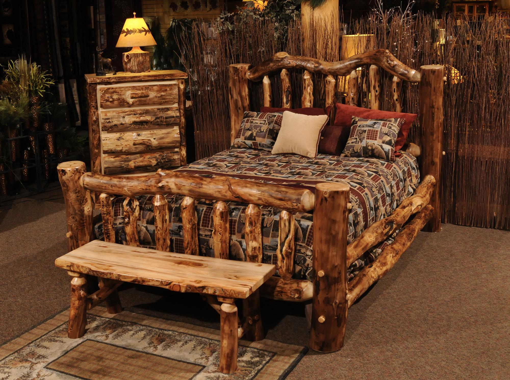 Aspen Extreme Bed - Amish Furniture Store - Mankato, MN