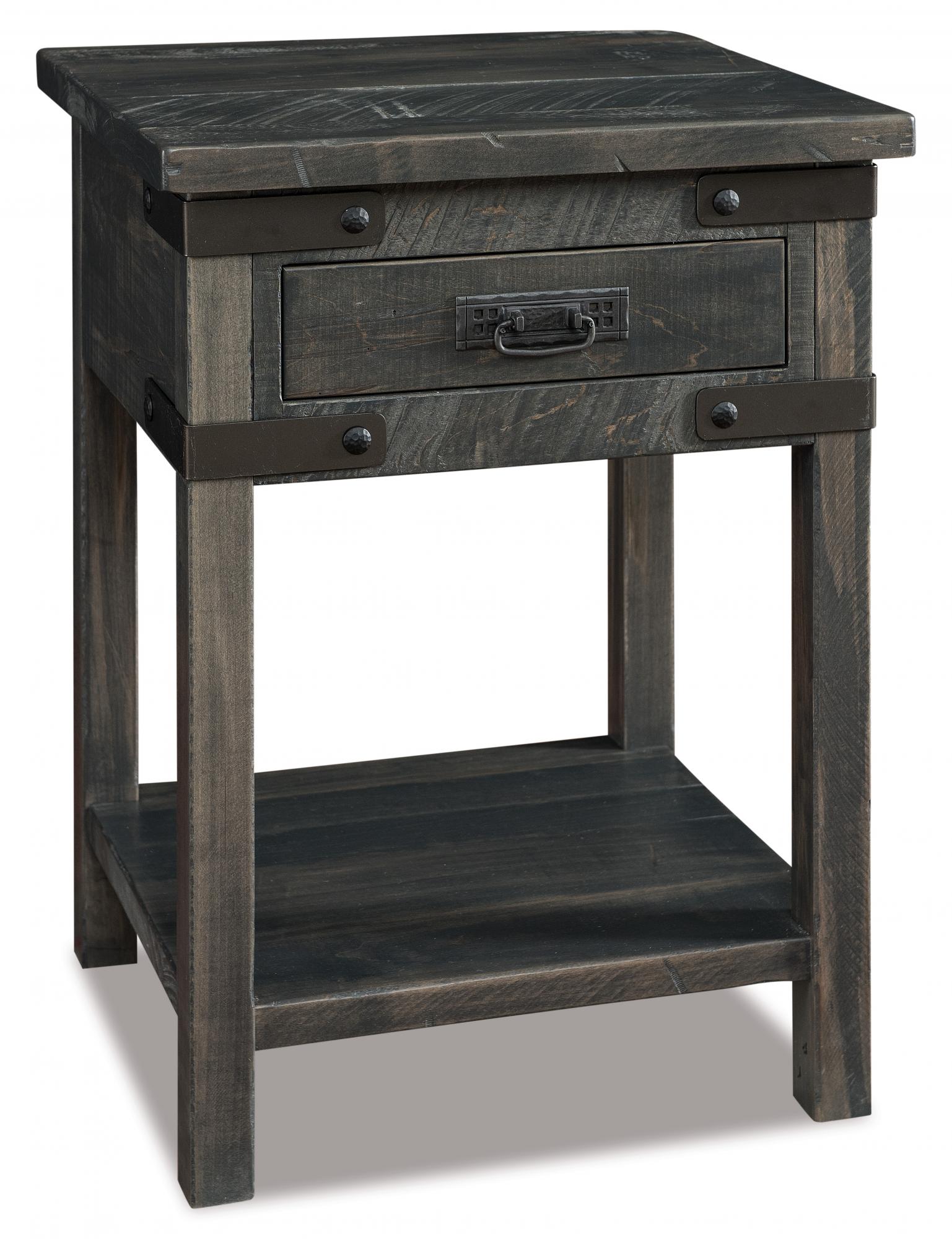 Ironwood 1 Drawer Nightstand Amish Furniture Store Mankato, MN