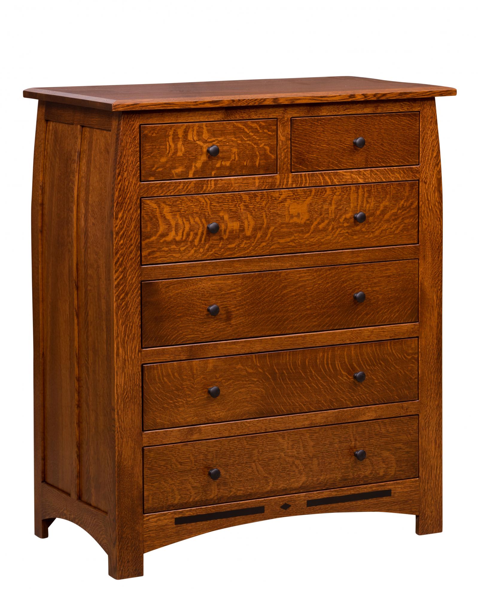 Linbergh 6 Drawer Chest - Amish Furniture Store - Mankato, MN