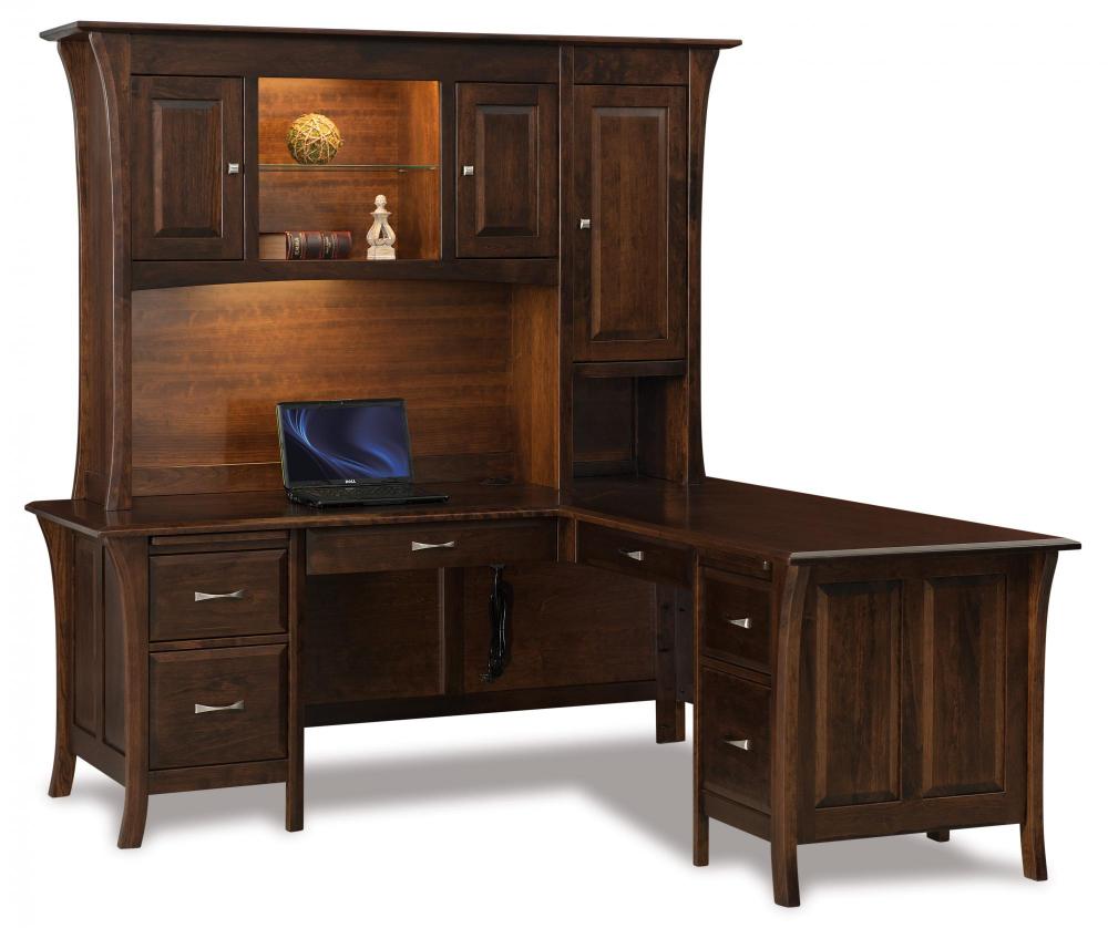 Ensenada L Desk Amish Furniture Store Mankato Mn