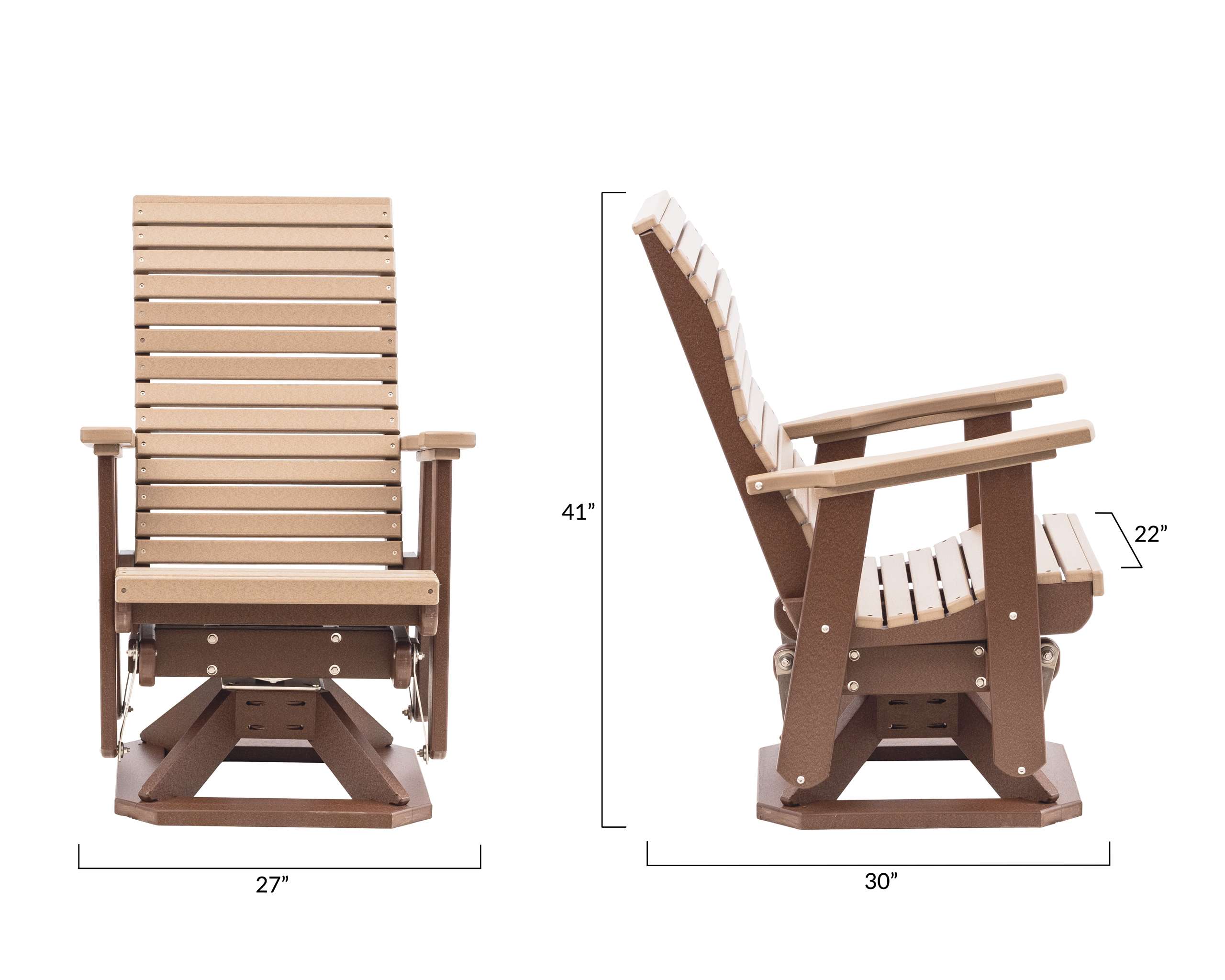 05-High-Back-Roll-Back-Swivel-Glider_Tudor-Brown-&-Weathered-Wood_Side_3324