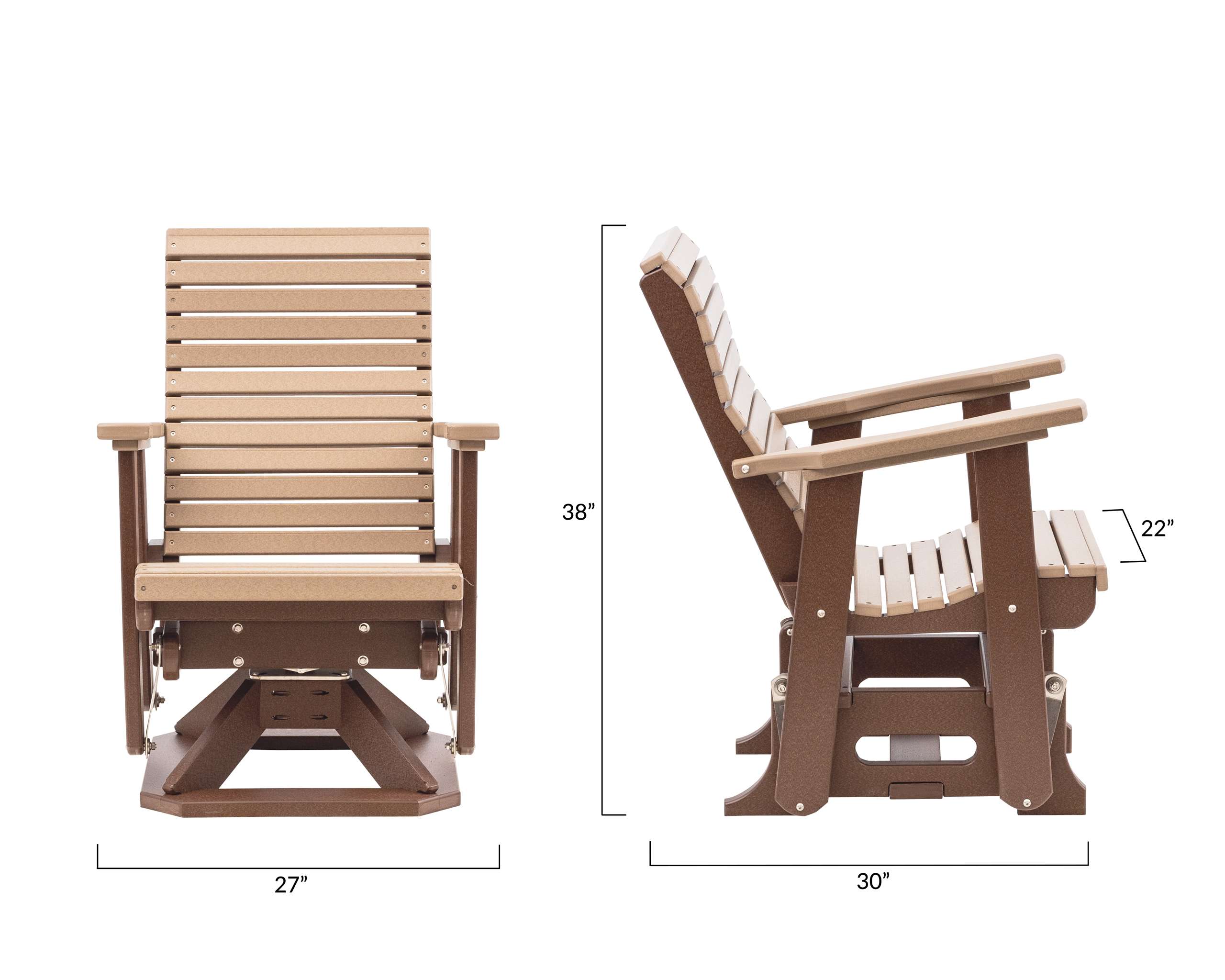 05-Low-Back-Roll-Back-Swivel-Glider_Tudor-Brown-&-Weathered-Wood_Side_3260 05-Low-Back-Roll-Back-Swivel-Glider_Tudor-Brown-&-Weathered-Wood_Side_3260