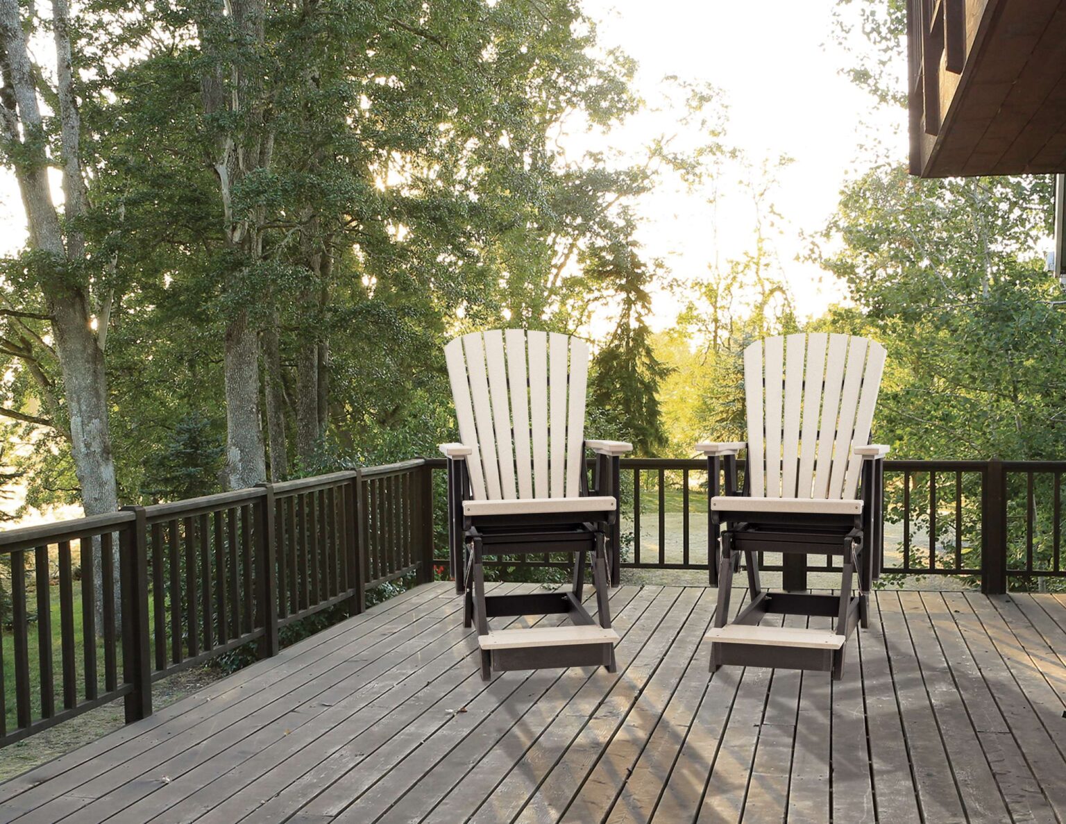 Grand-Lake-Balcony-Glider_Black-and-Light-Gray_Lifestyle