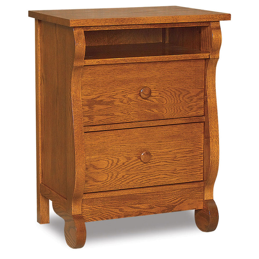 Old Classic Sleigh Nightstands