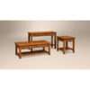 Contemporary Mission End Table
