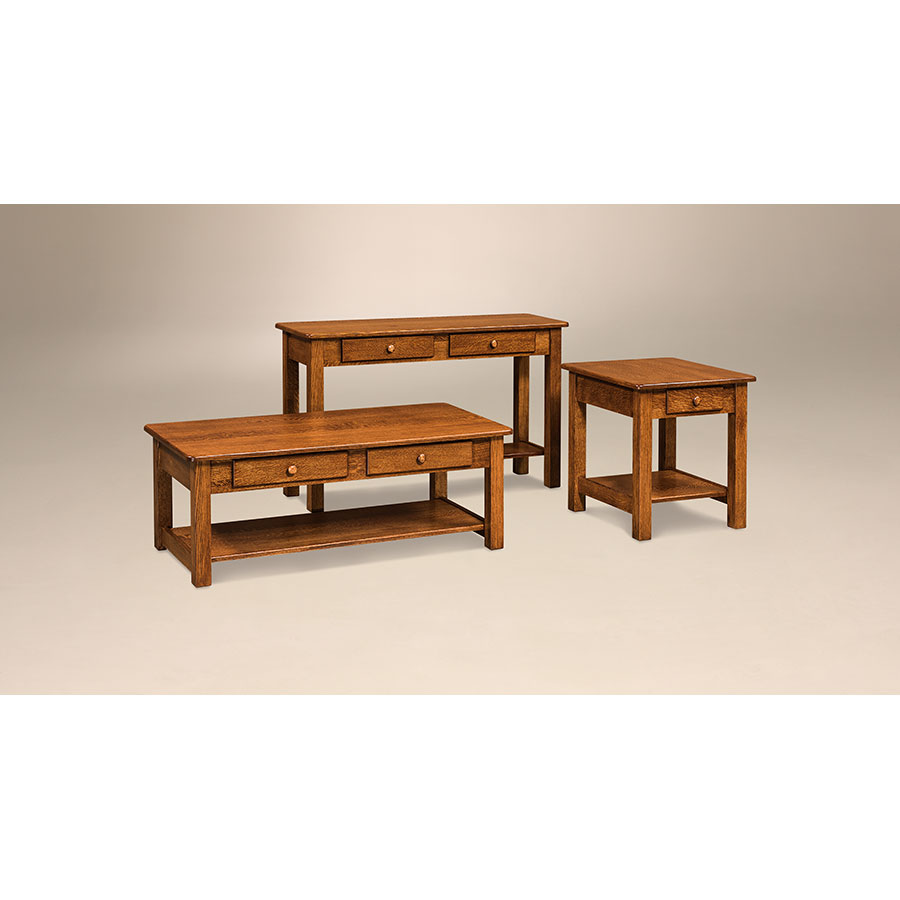 Contemporary Mission Sofa Table
