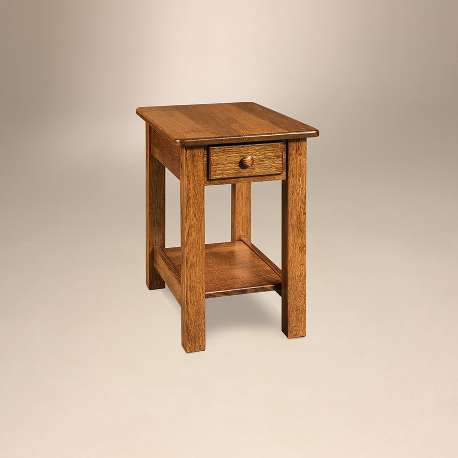 Contemporary Mission End Table