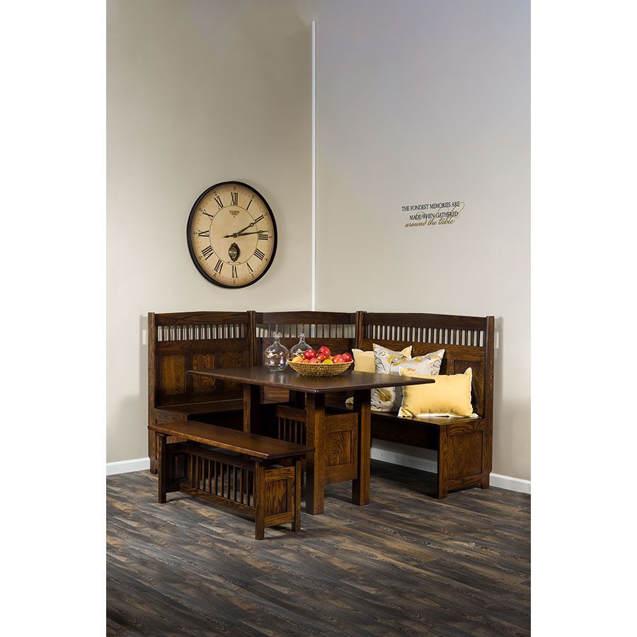 Classic Mission Dining Nook Set