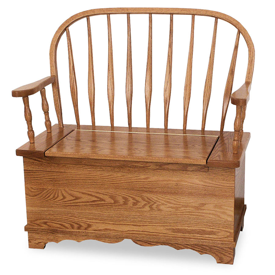 Bent Feather Bow Bench