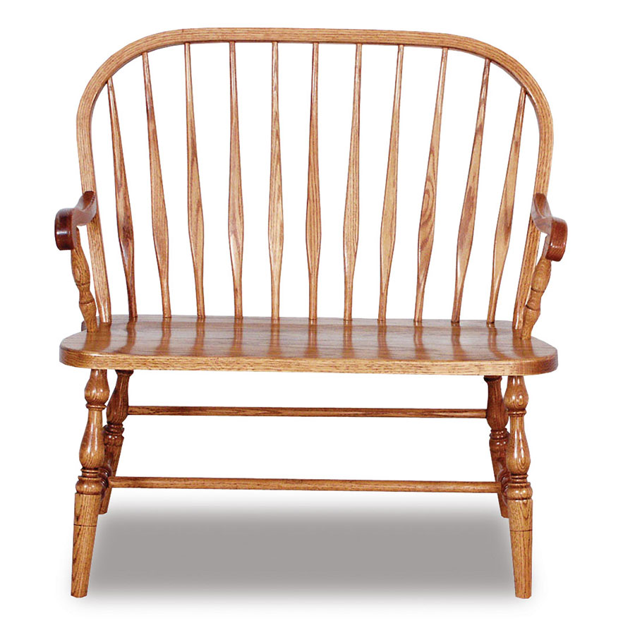 Bent Feather Bow Bench