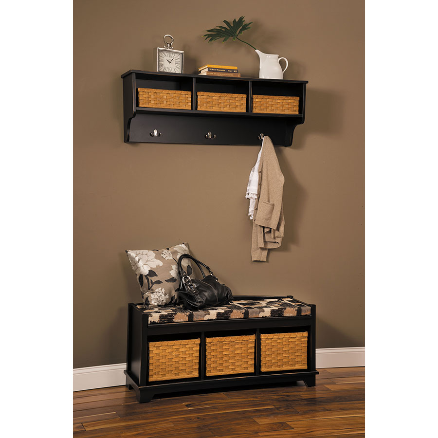 Lattice Weave Cubby Shelf