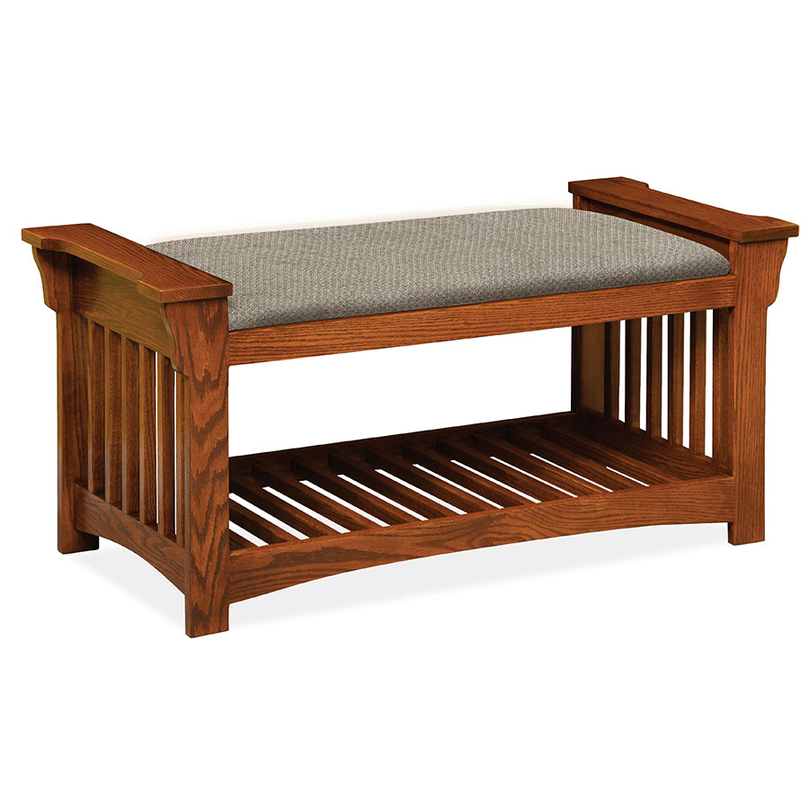 Mission Slat Bench
