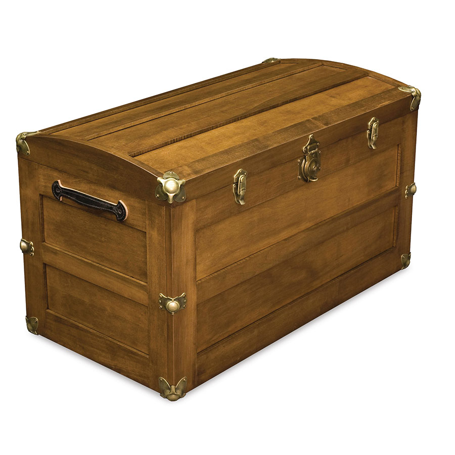 Trunk With Rounded Lid