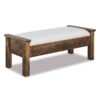 Rough Sawn Bed Seat