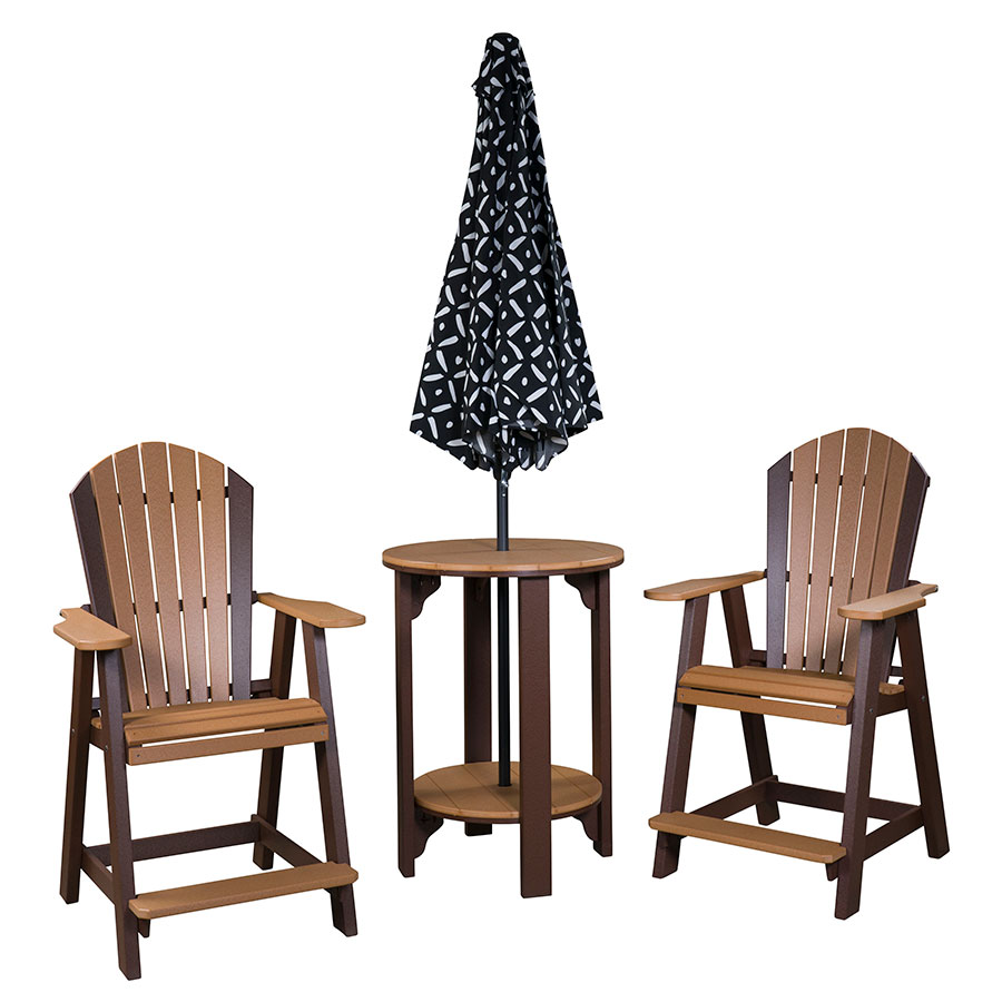 Round Pub Table and Chairs