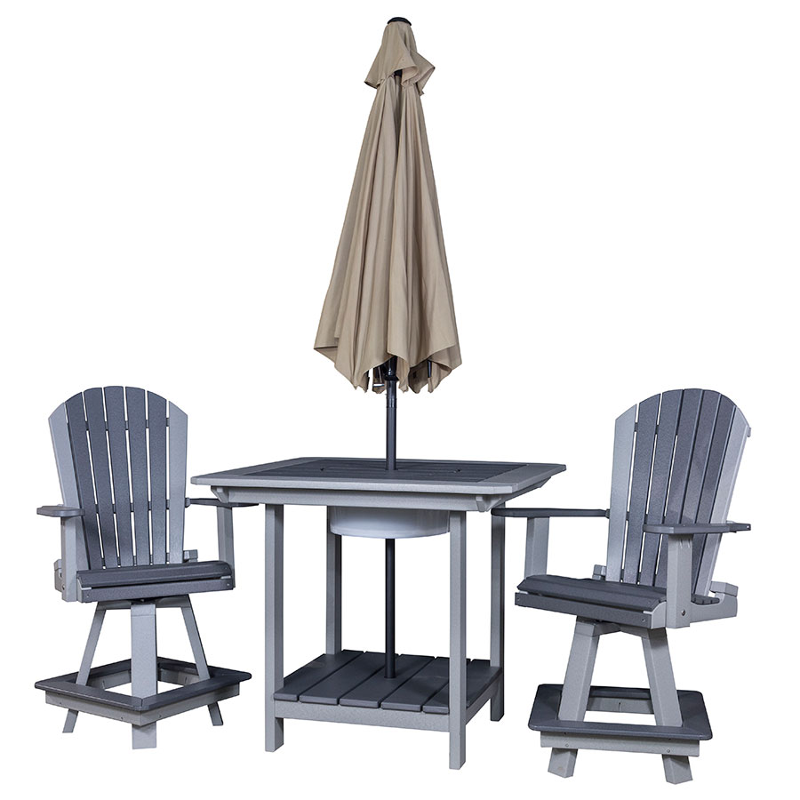 Square Pub Table and Chairs