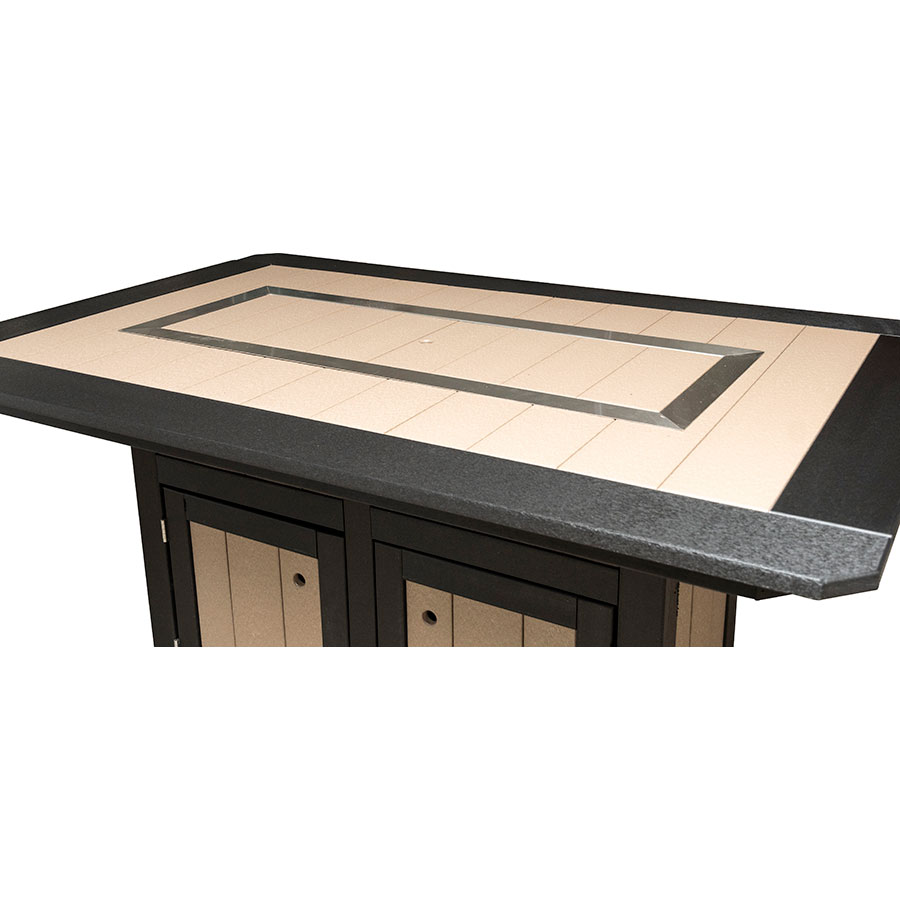 Rectangular Fire Pit Table