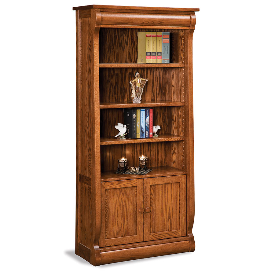 Old Classic Sleigh Bookcase