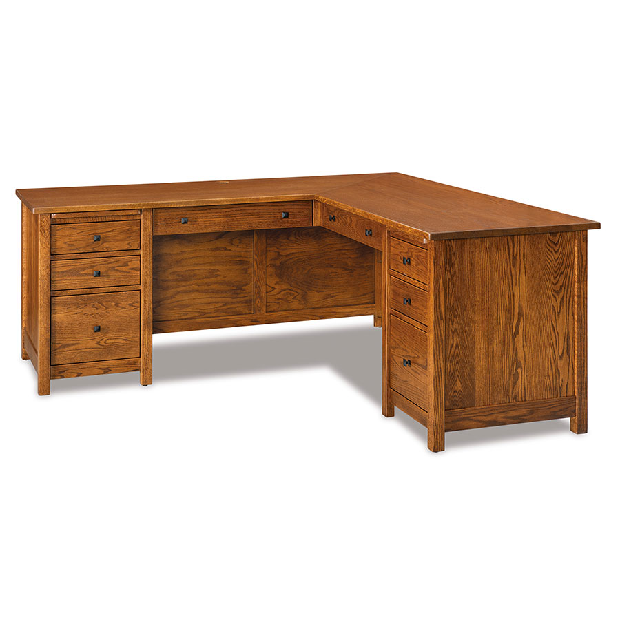 Centennial L Desk and Hutch