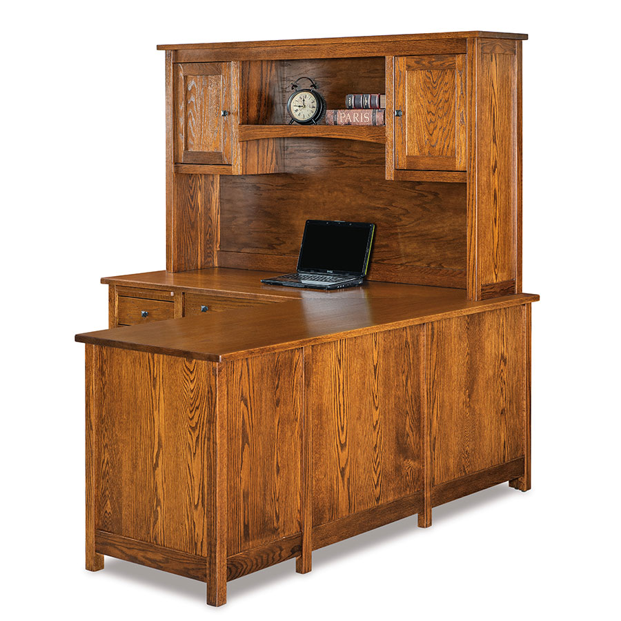 Centennial L Desk and Hutch