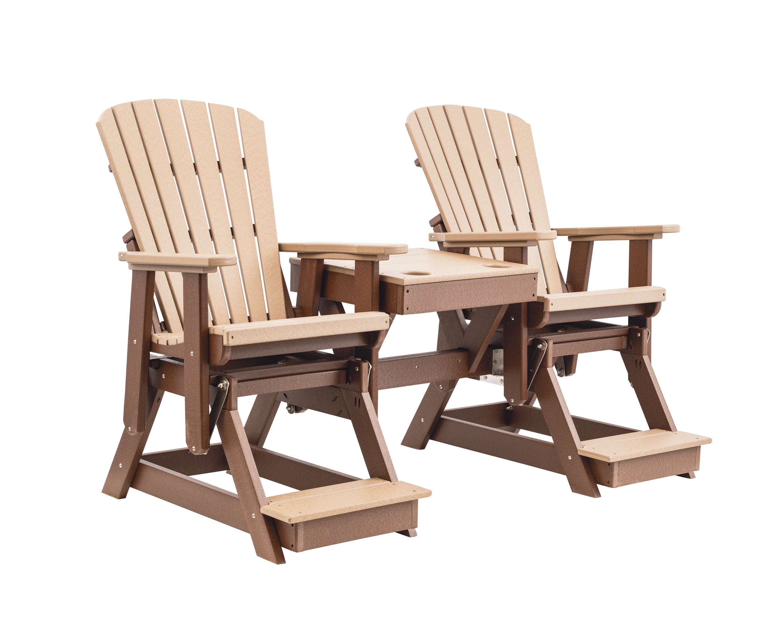 01-Grand-Lake-Balcony-Glider-Center-Table_Tudor-Brown-and-Weathered-Wood_Angle-9021 01-Grand-Lake-Balcony-Glider-Center-Table_Tudor-Brown-and-Weathered-Wood_Angle-9021