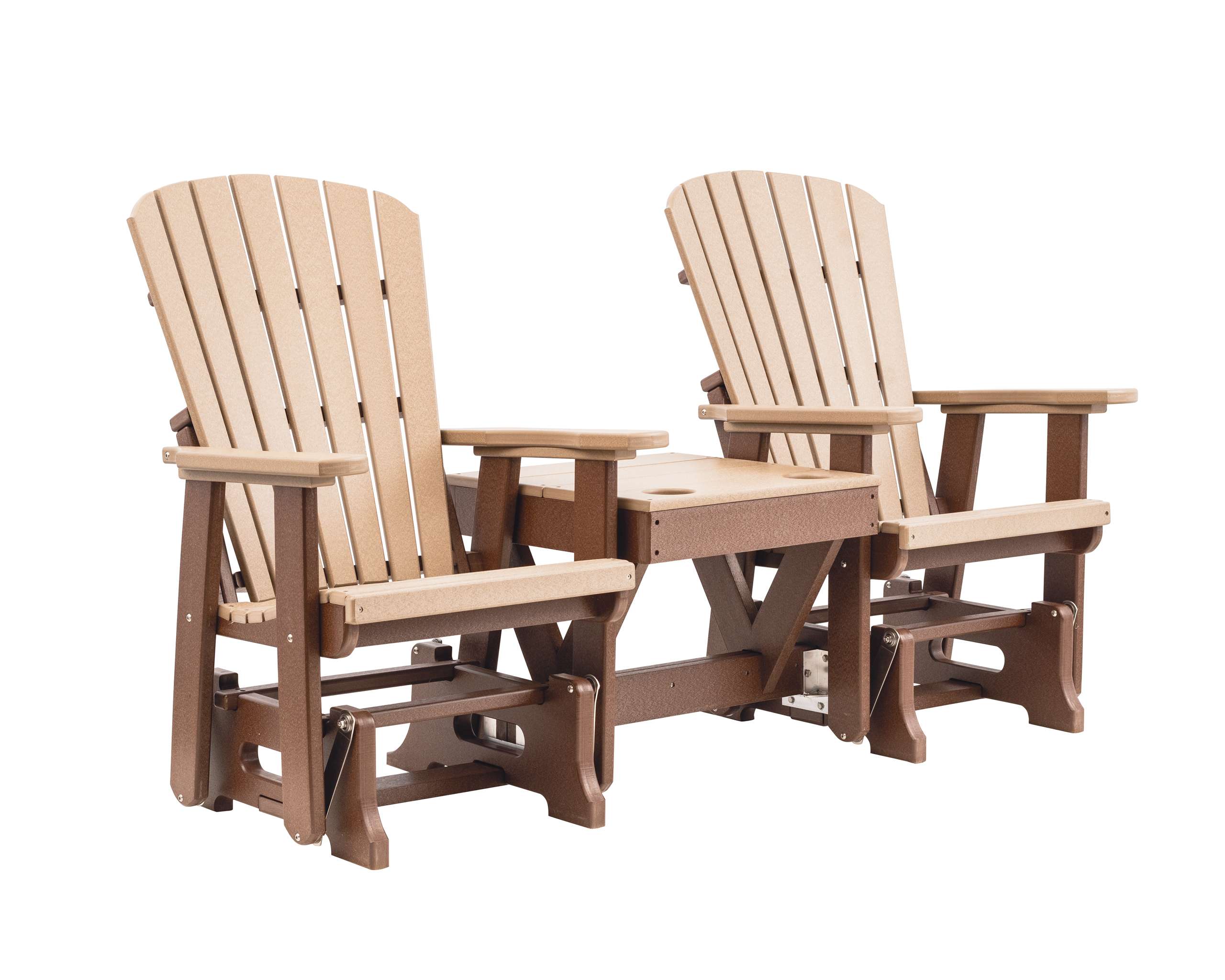 01-Grand-Lake-Glider-Center-Table_Tudor-Brown-and-Weathered-Wood_Angle-8958