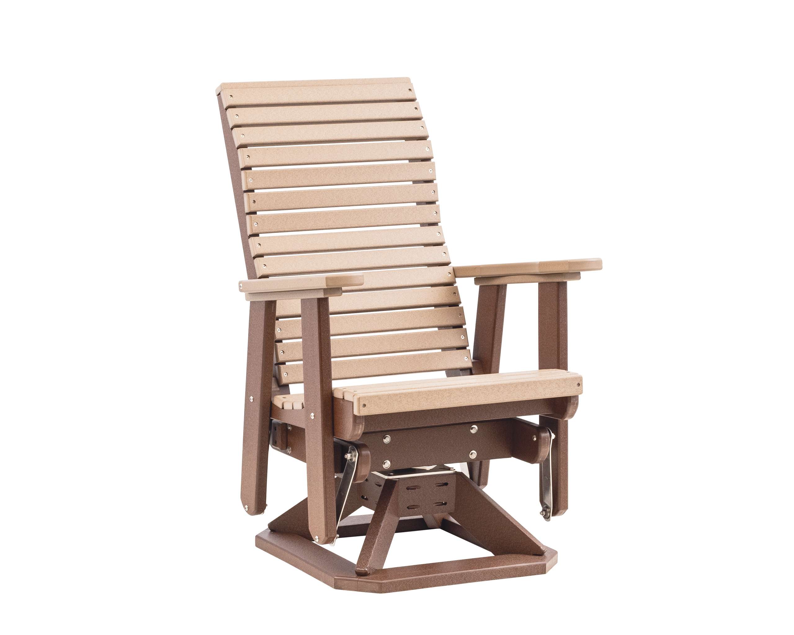 01-High-Back-Roll-Back-Swivel-Glider_Tudor-Brown-Weathered-Wood_Angle-1_3322