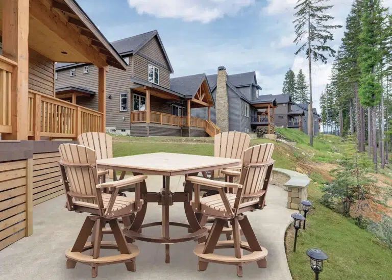 02-Grand-Lake-Counter-Height-Table-Set_4-Person-Set-with-Adirondack-Swivel-Chairs_Tudor-Brown-and-Weathered-Wood_Lifestyle