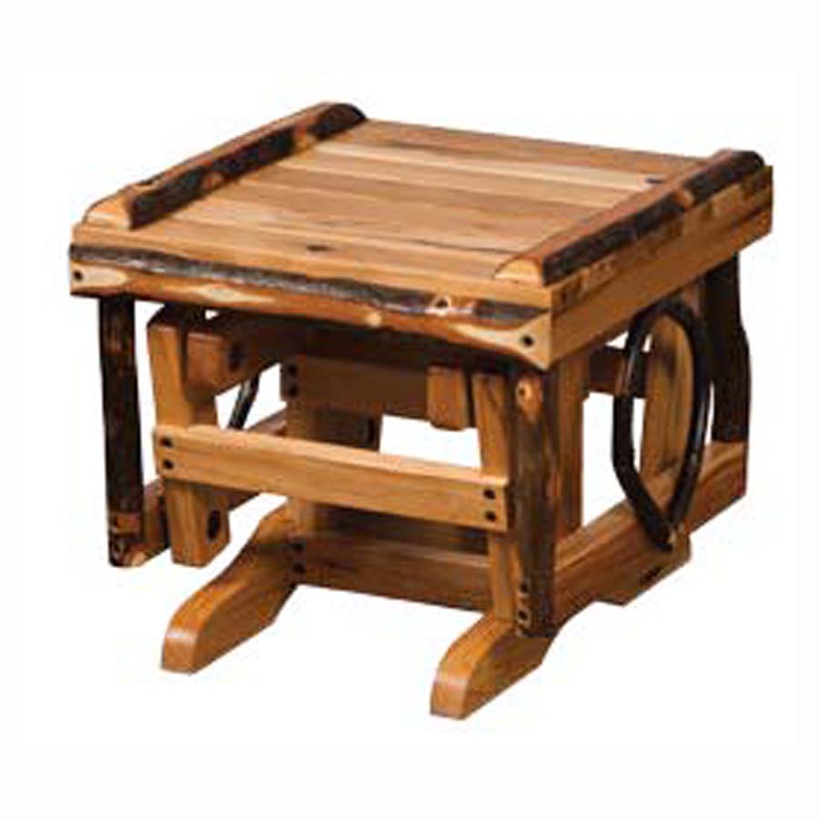 Hickory Gliding Ottoman