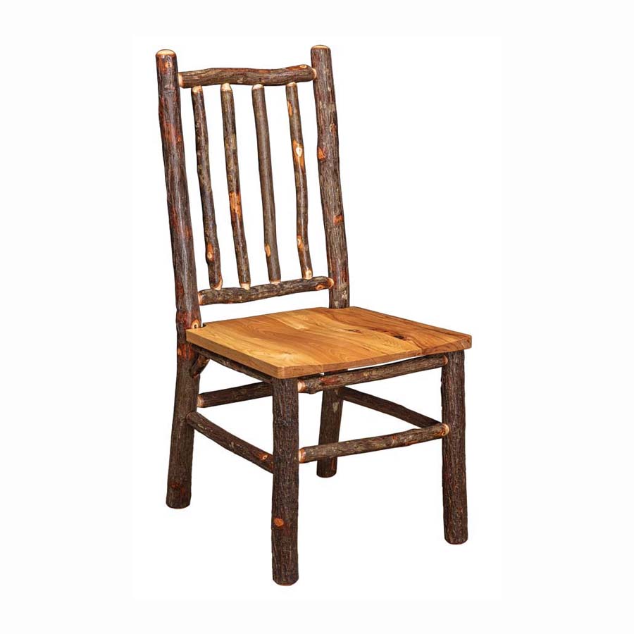 Wooden Scooped Seat Diner Chair