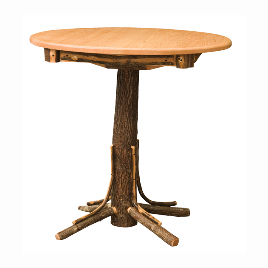 Hickory Round Pub Table