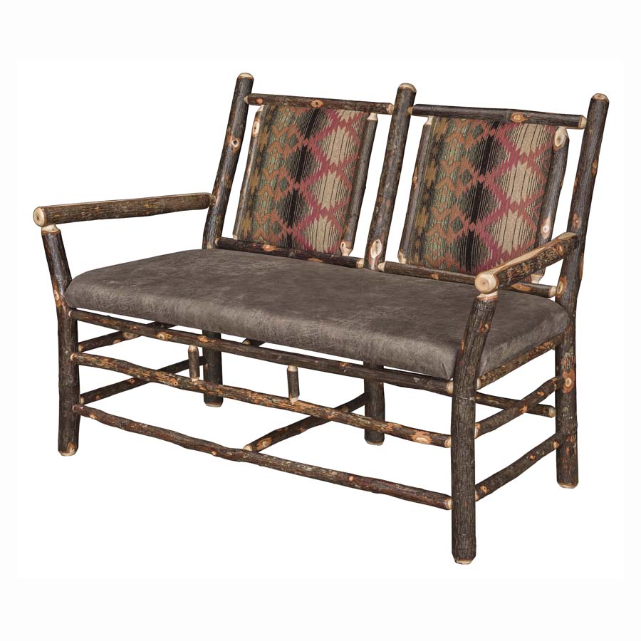 Hickory  Settee