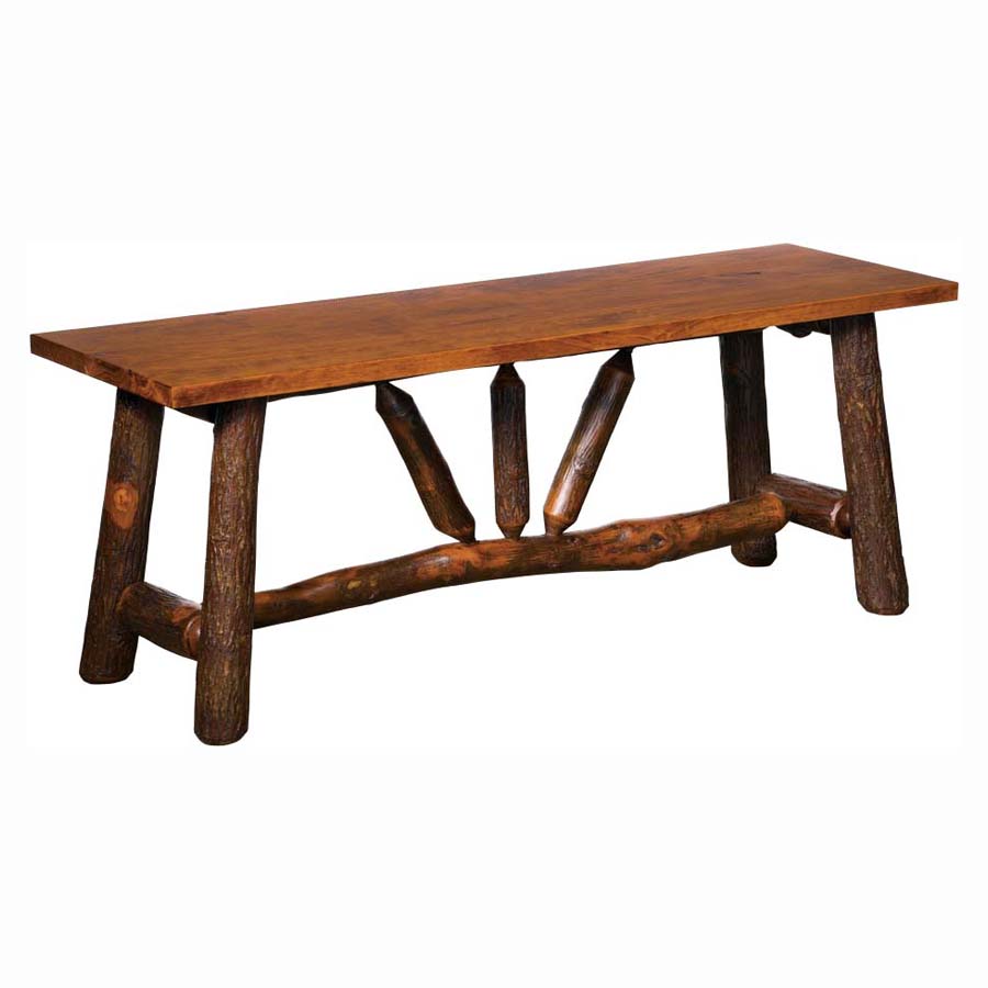 Wagon Wheel Bench