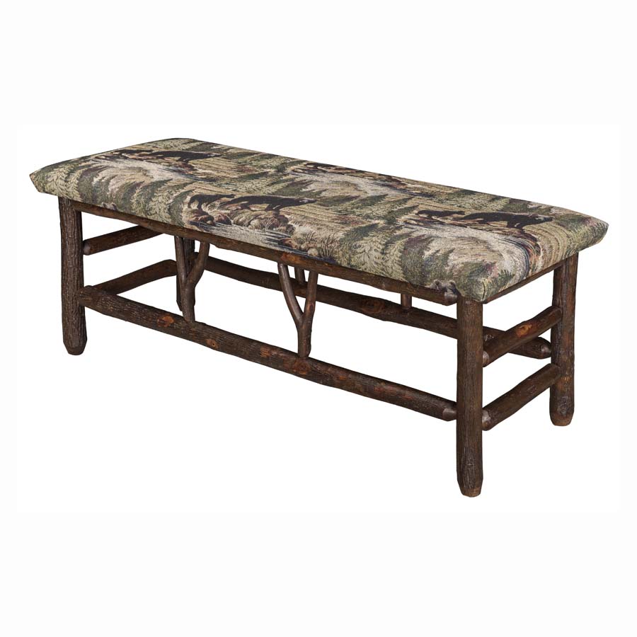 Bench with Fabric Seat