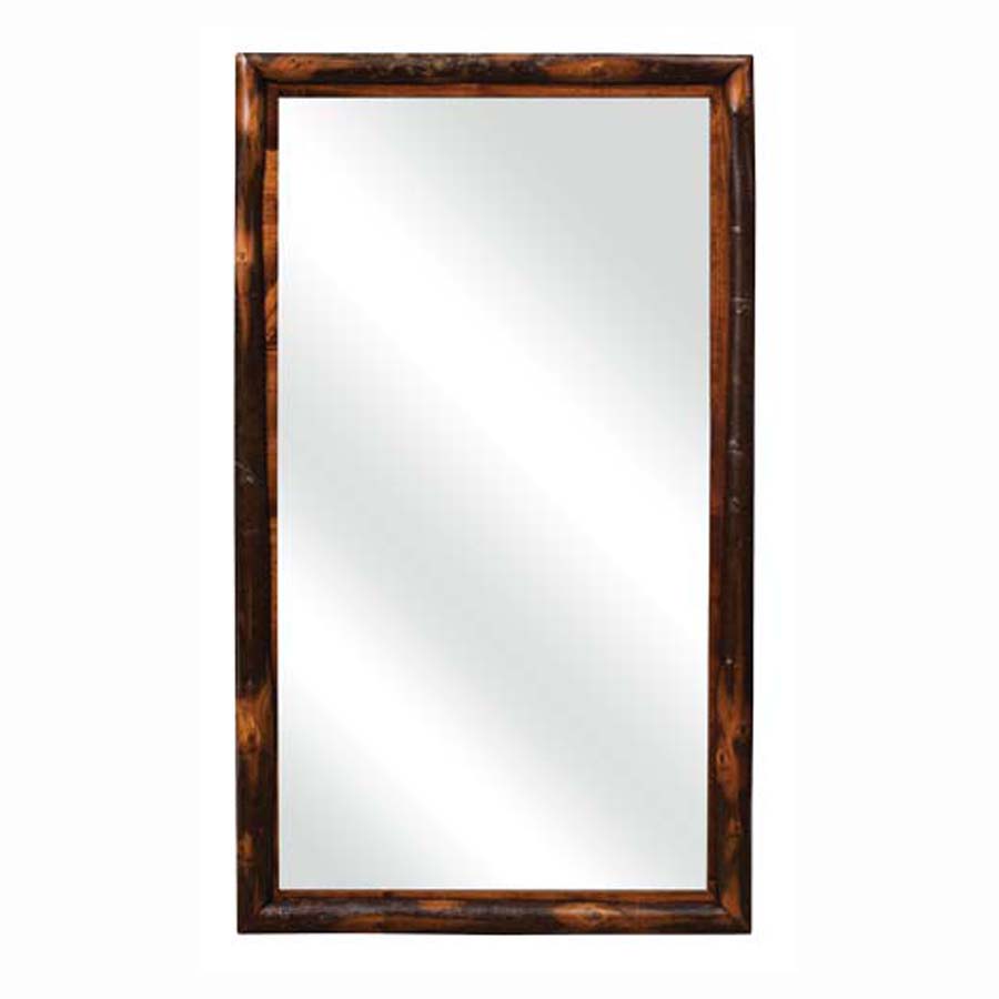 Hickory Framed Mirror