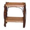 1403-EndTablewithSlattedShelves