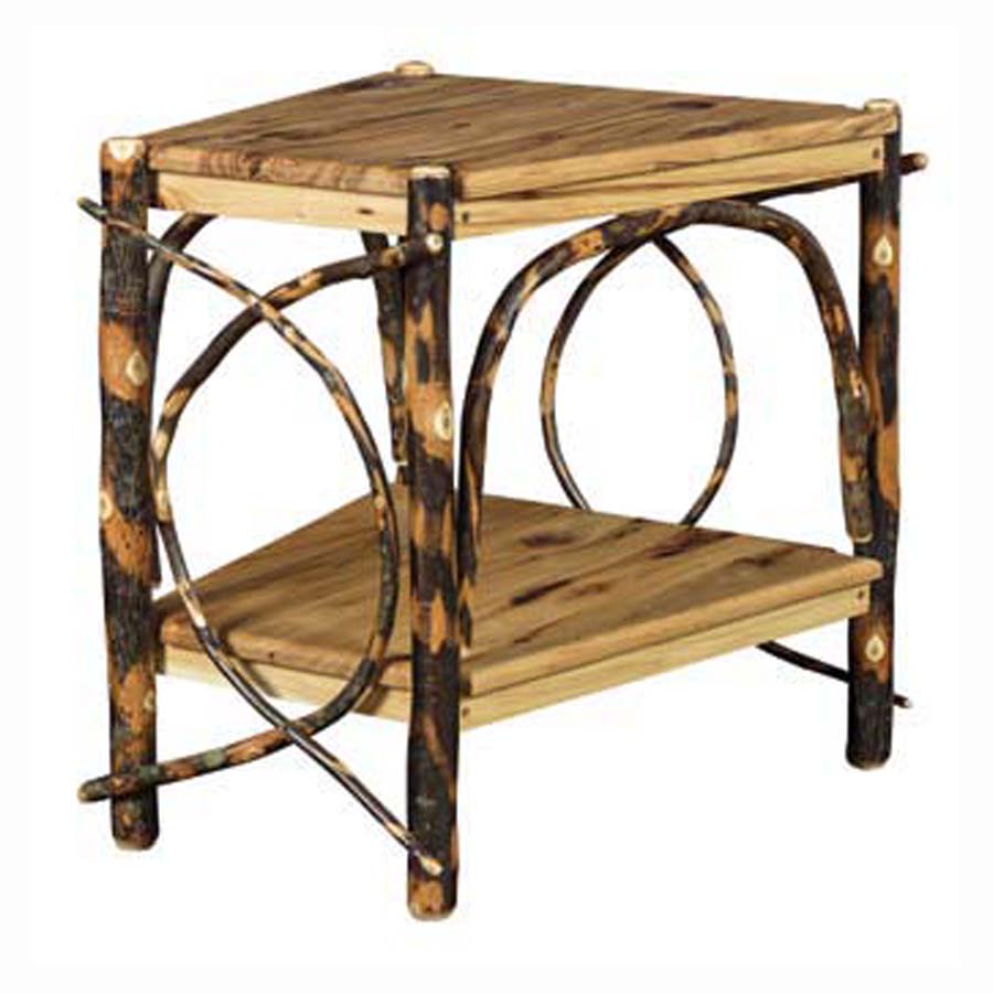 Wedge Shaped End Table