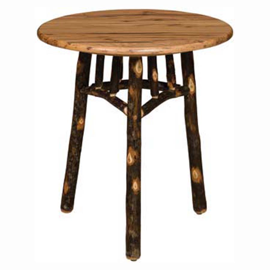 Hickory Round End Tables
