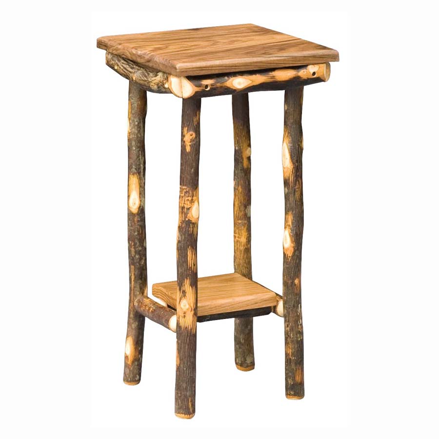 End Table with Solid Top and Shelf