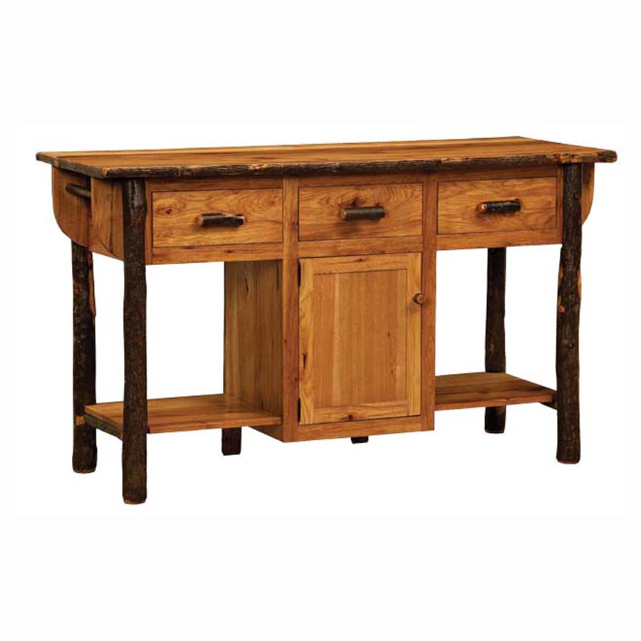 Hickory Kitchen Island