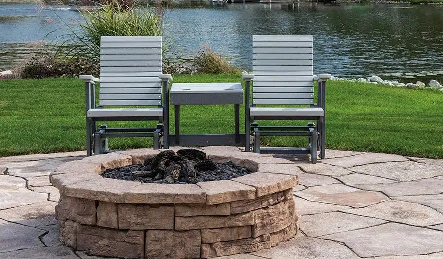 LA-Patio-Roll-Back-Glider-with-Center-Table-Light-Gray-Dark-Gray-Outdoors