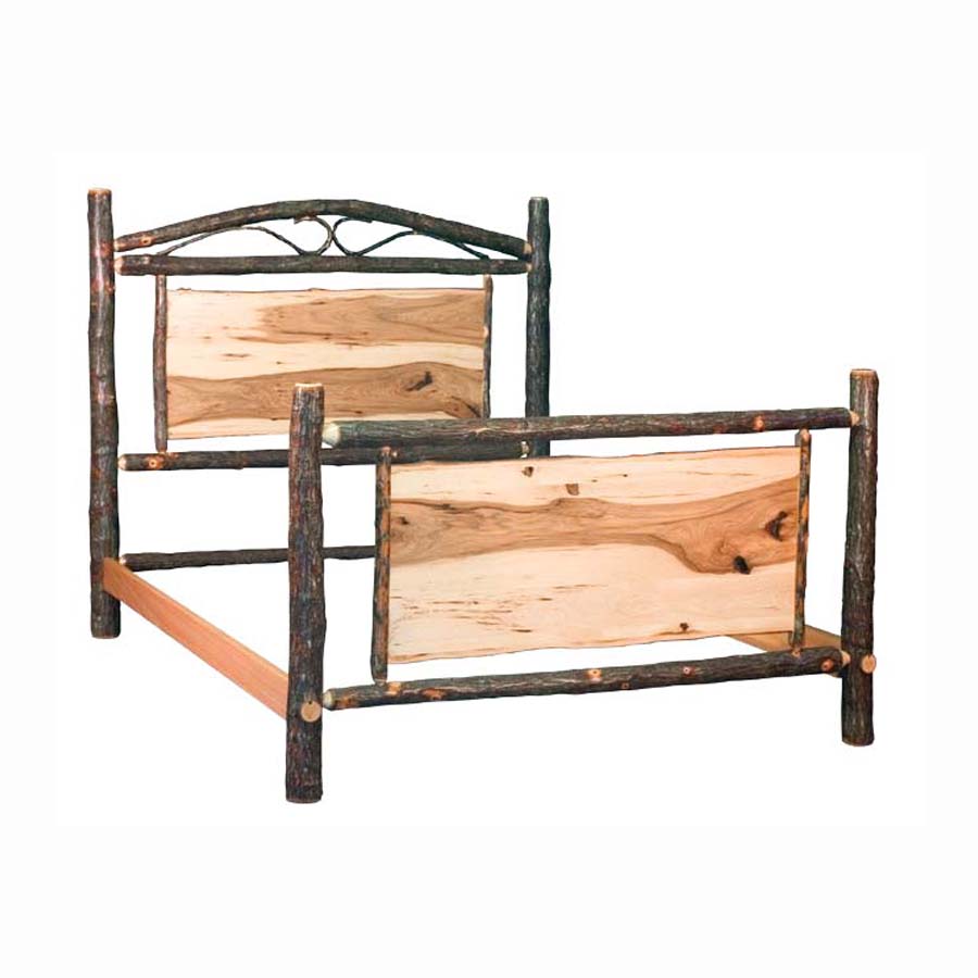 Hickory Panel Bed