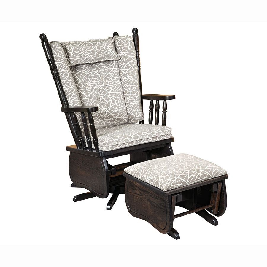 4-Post Minnie Swivel Glider