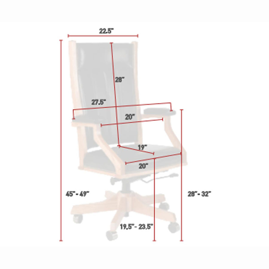 Mission Desk Chair
