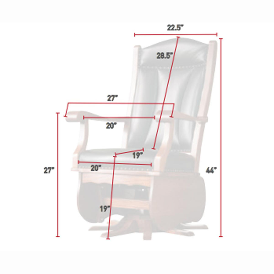 Buckeye Swivel Glider