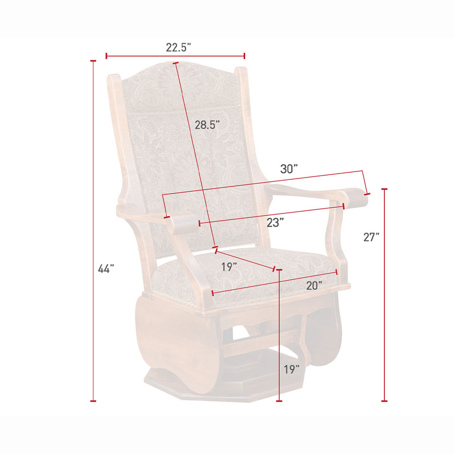 Buckeye Swivel Glider