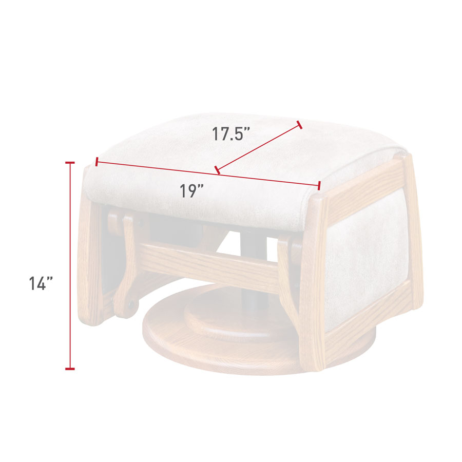 Paris Gliding Ottoman