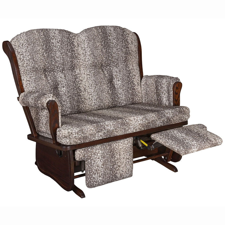 Swanback Loveseat Glider