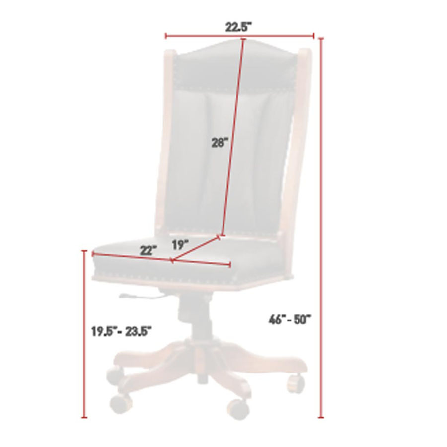 High Back Desk Chair